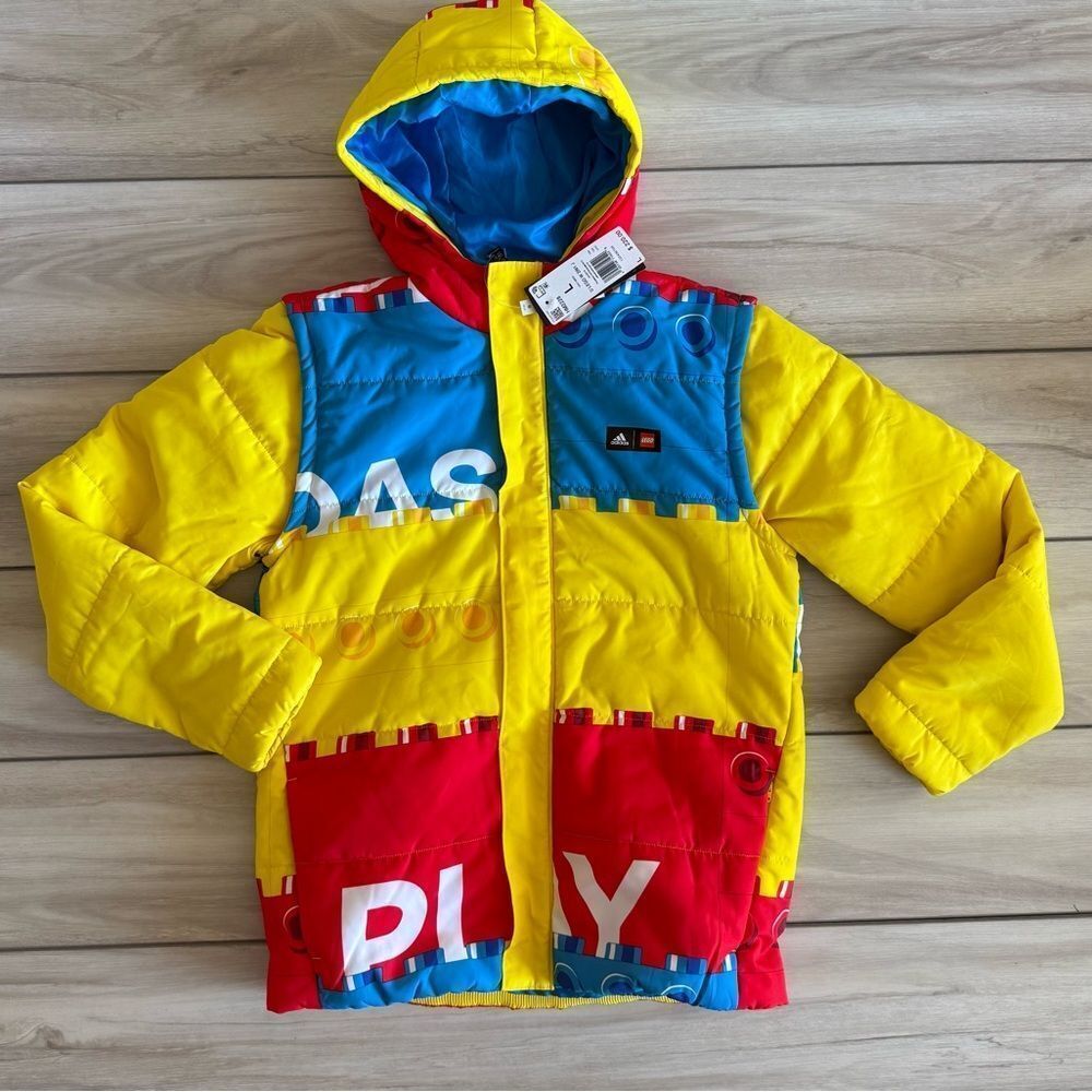 Adidas LEGO Youth Jacket Blue YL NWT